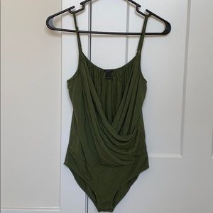 J.Crew green bodysuit, size small! Like new.